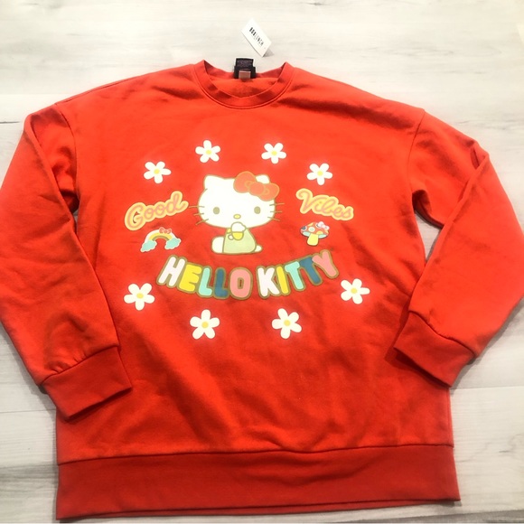 Hello Kitty Good Vibes Crewneck - Picture 1 of 3